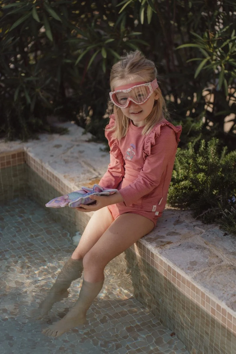 Little Dutch Zwemshirt Kind Lange Mouwen Dreamy Pink Sparkle - Image 15
