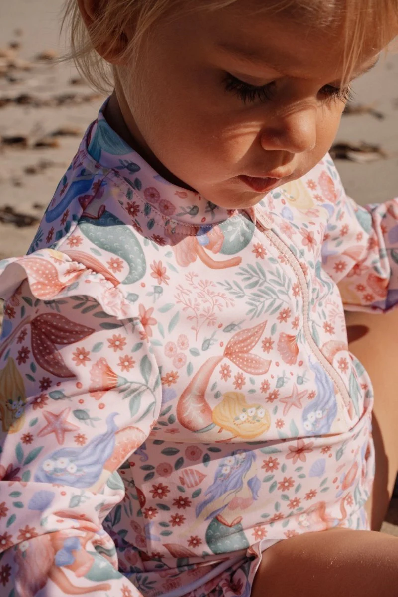 Little Dutch Zwemshirt Kind Lange Mouwen En Broekje Dreamy Mermaid - Image 16