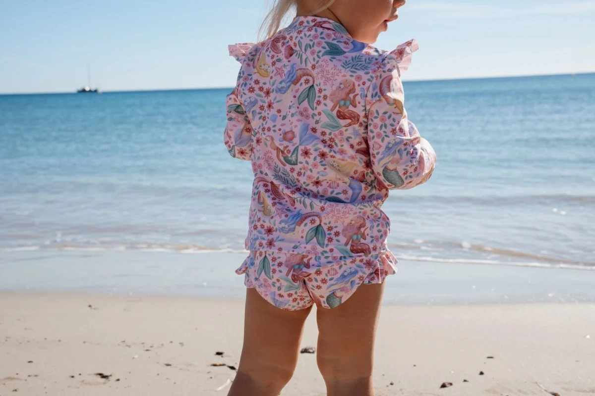 Little Dutch Zwemshirt Kind Lange Mouwen En Broekje Dreamy Mermaid - Image 17