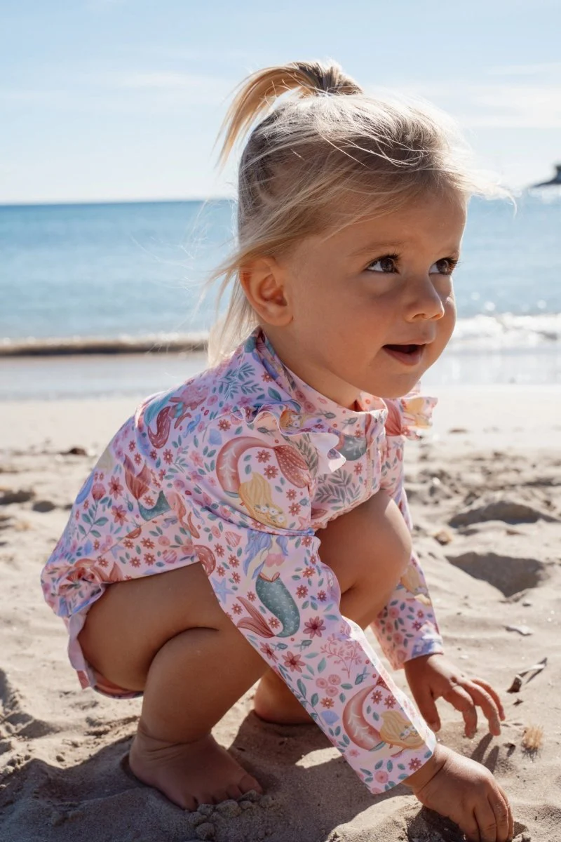 Little Dutch Zwemshirt Kind Lange Mouwen En Broekje Dreamy Mermaid - Image 9