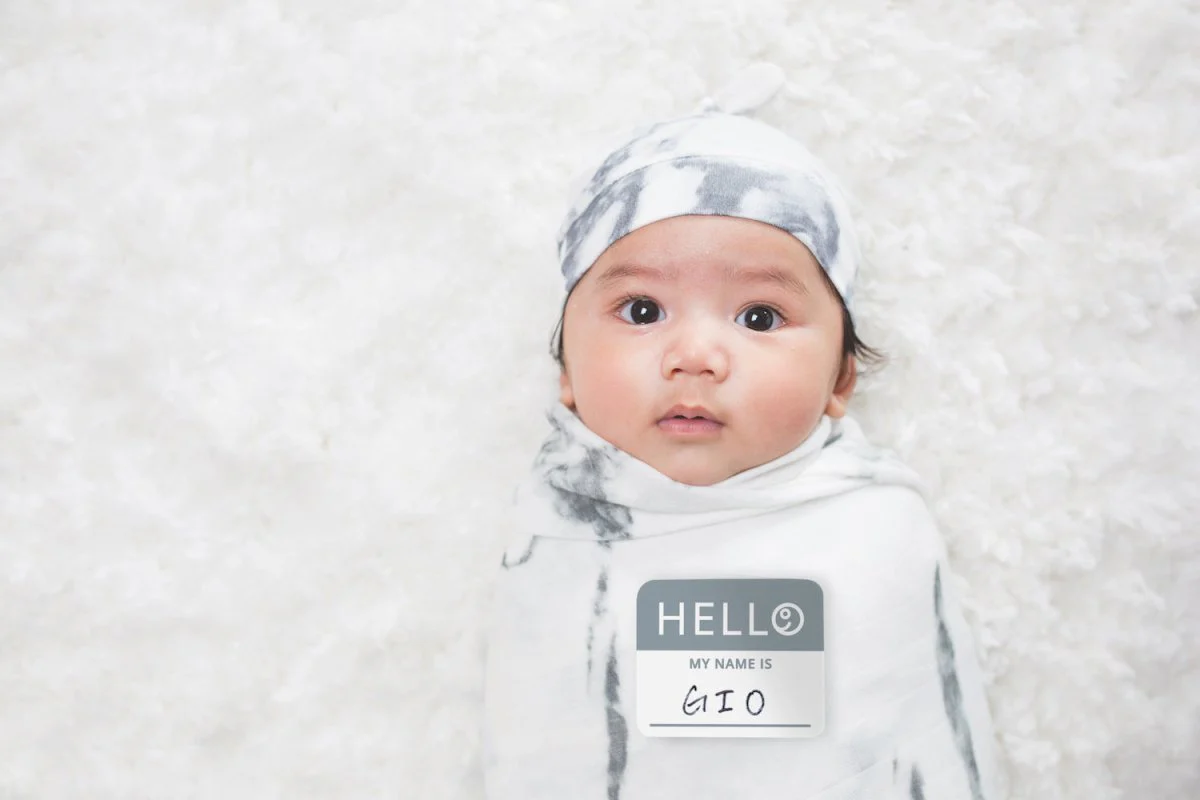 Lulujo Hydrofiele Doek Met Muts En Sticker Marble - Image 6