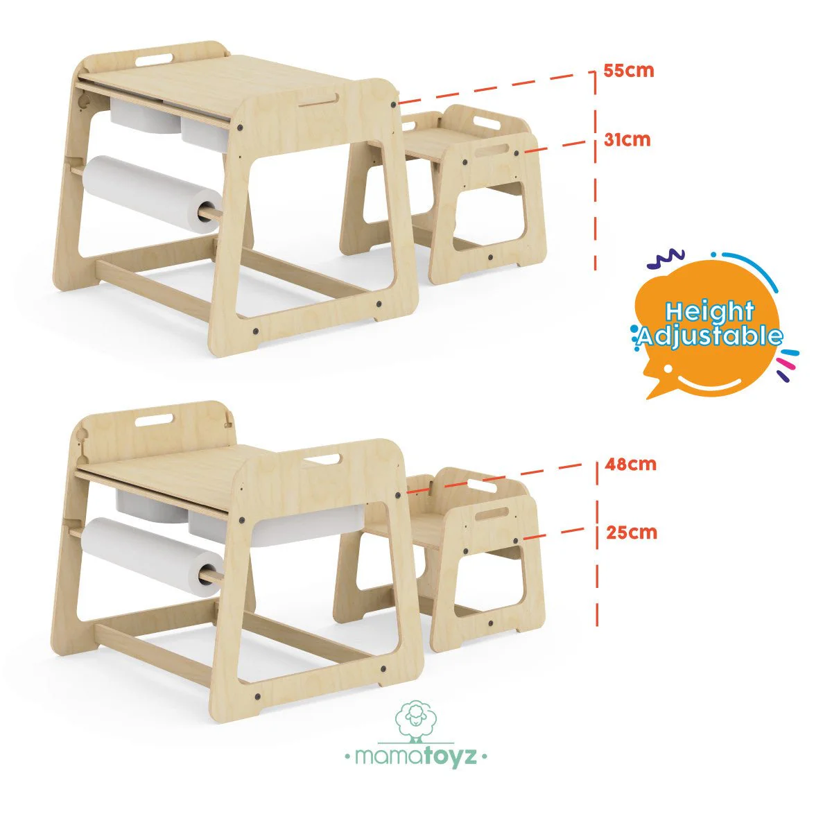 Mamatoyz Kindertafel Set - Image 7