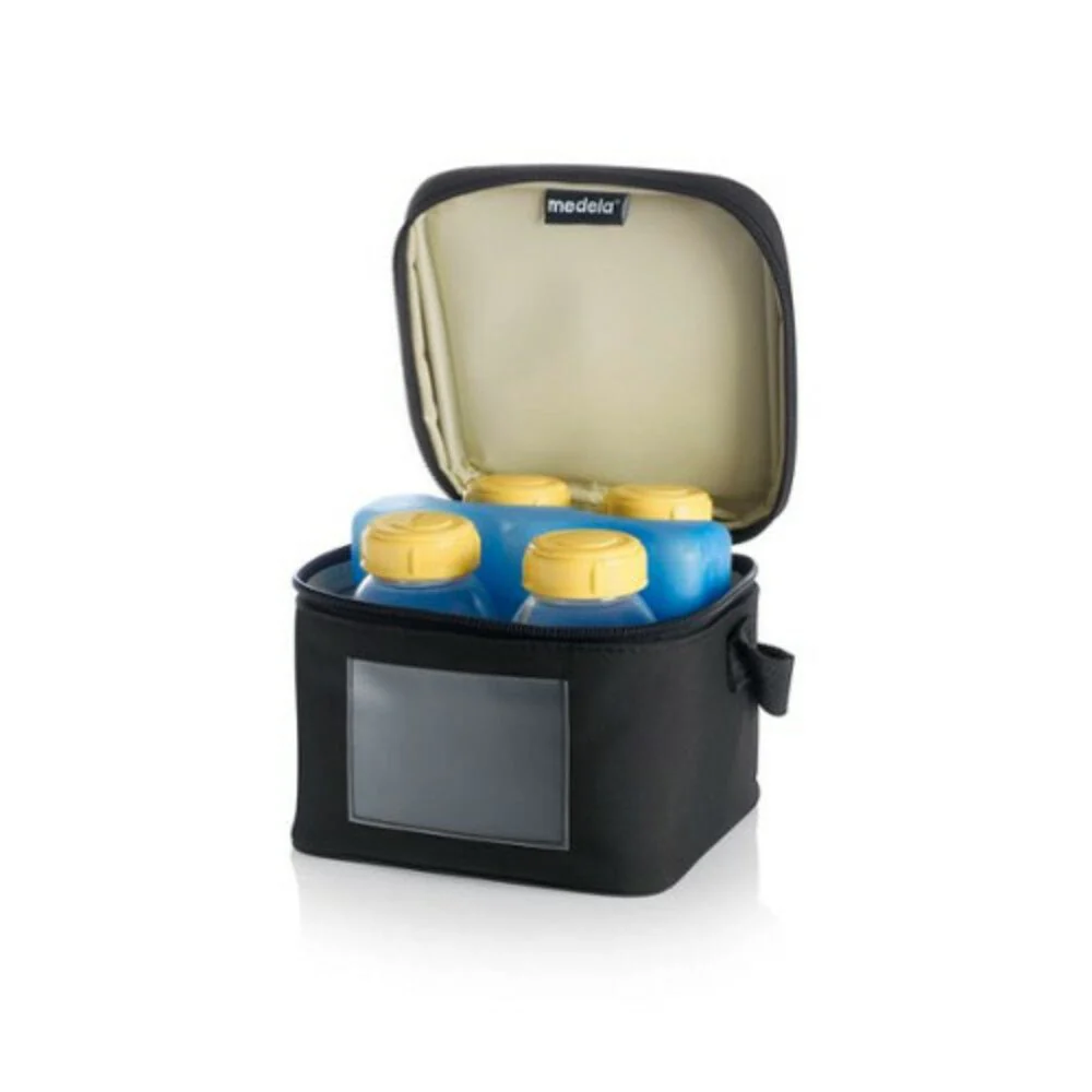 Medela Koeltas 4 Bewaarflesjes + Koelelement