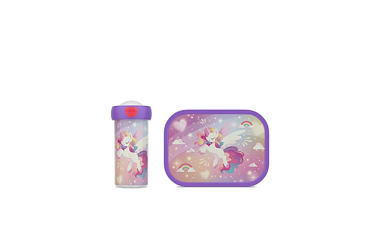Mepal Lunchset Campus Unicorn Glow 2 Delig