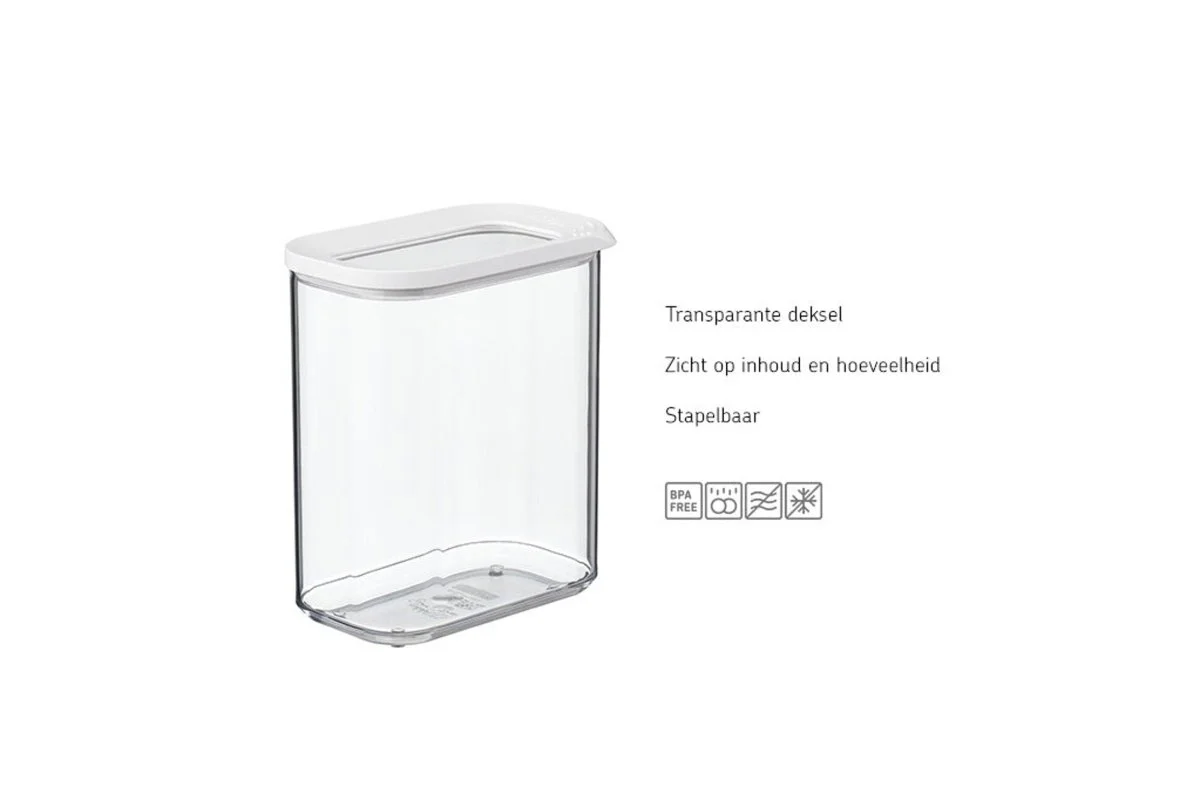 Mepal Modula Bewaardoos 1500ml Wit - Image 2
