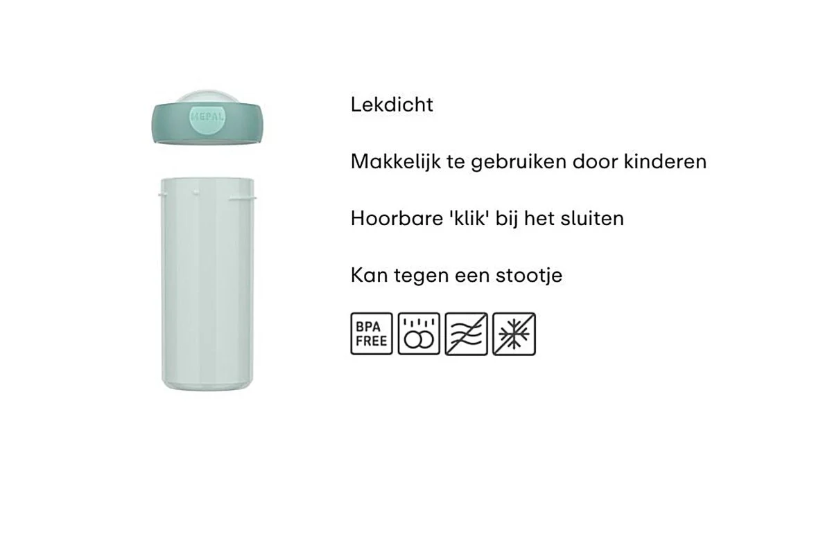 Mepal Schoolbeker Campus Coolblue 300Ml - Image 2