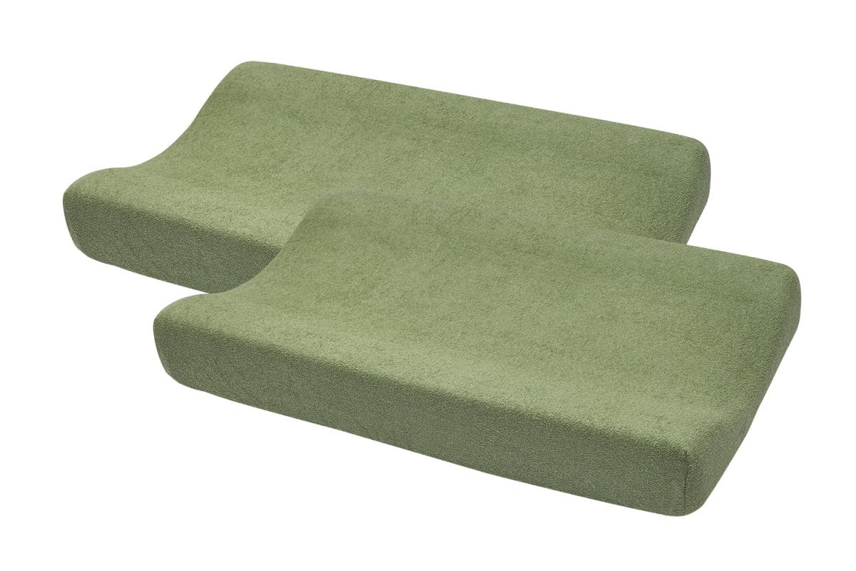 Meyco Aankleedkussenhoes Olive Green 2St 50X70cm