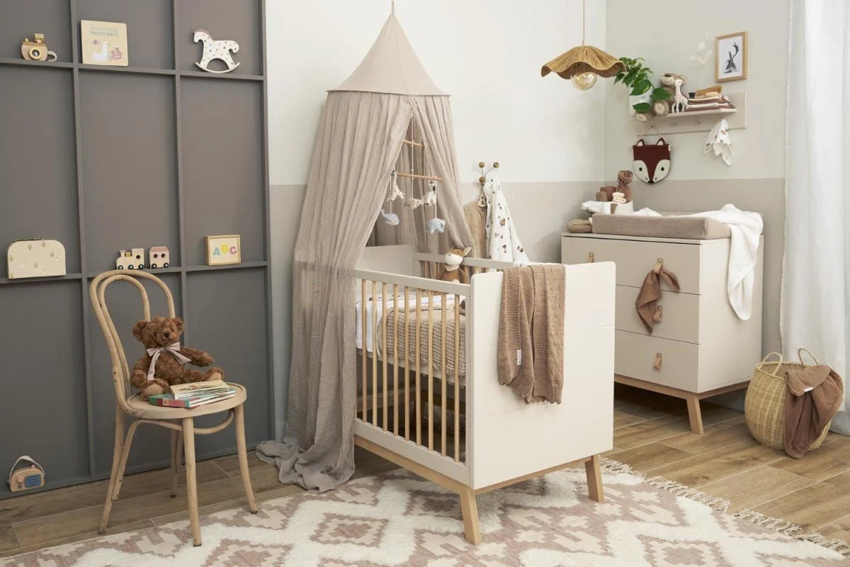 Meyco Baby Wafel Teddy Wiegdeken Sand 75x100cm - Image 8