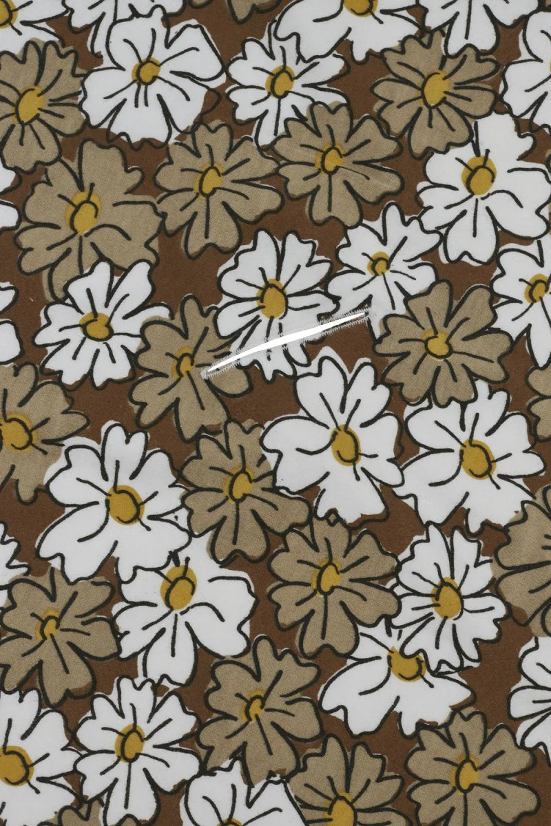 Meyco Badcape Baby 90X90cm Vintage Flower Taupe - Image 2