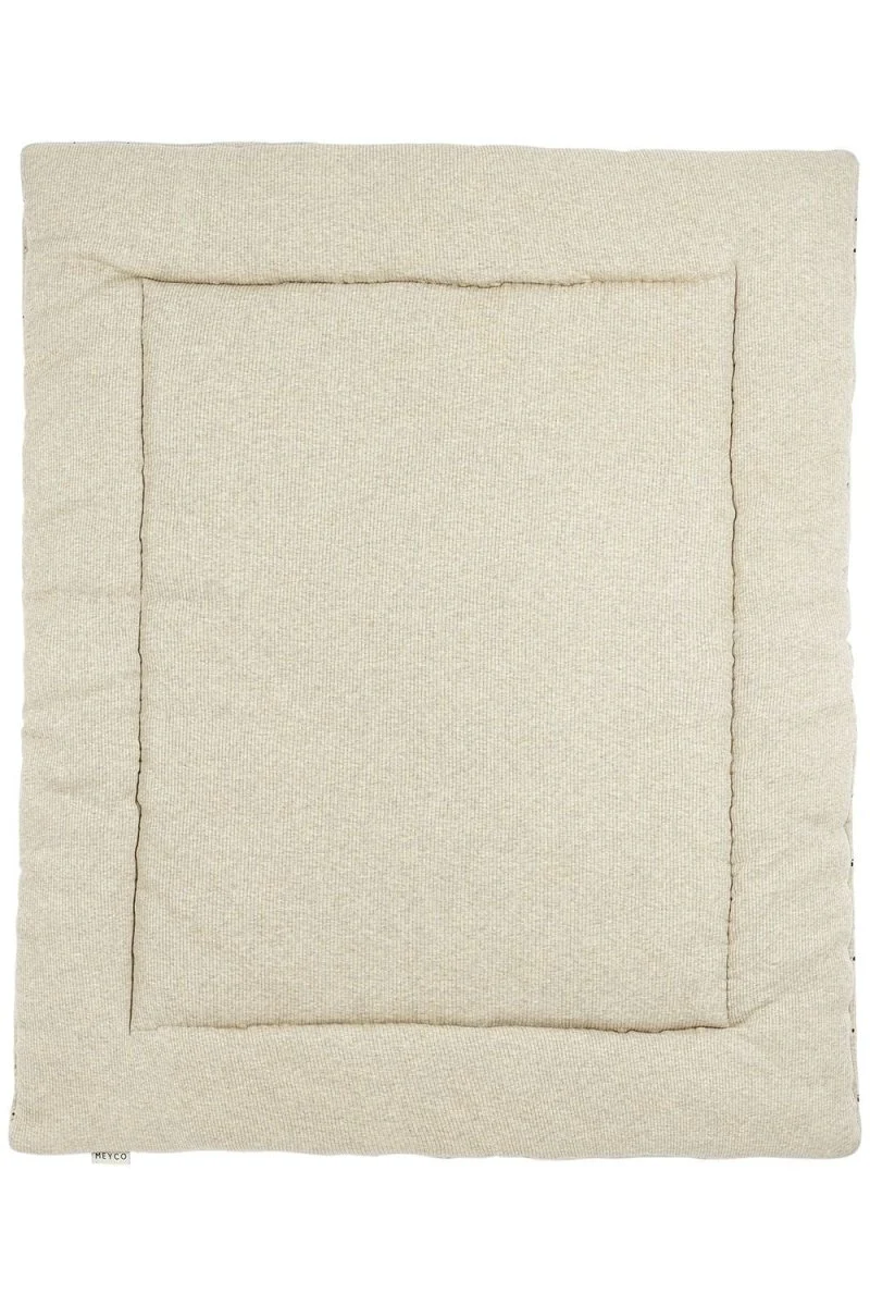 Meyco Boxkleed Rib Mini Spot Sand Melange 80X100cm - Image 2