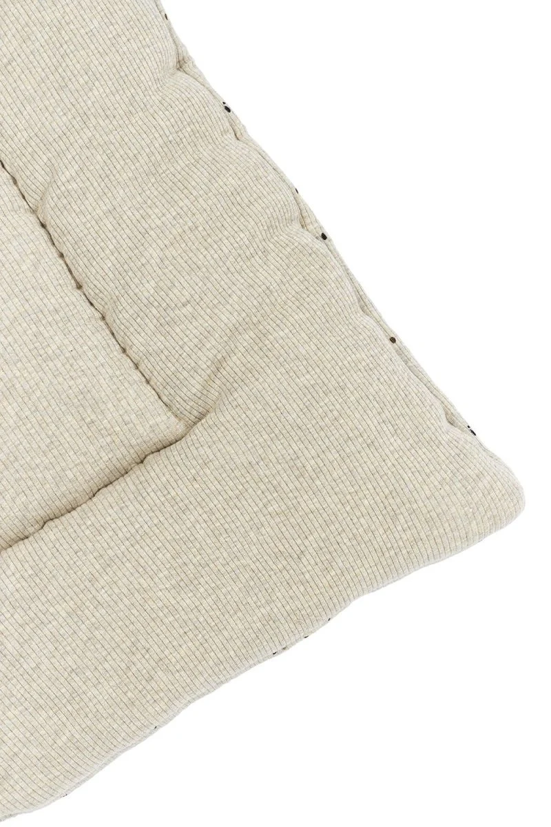 Meyco Boxkleed Rib Mini Spot Sand Melange 80X100cm - Image 4