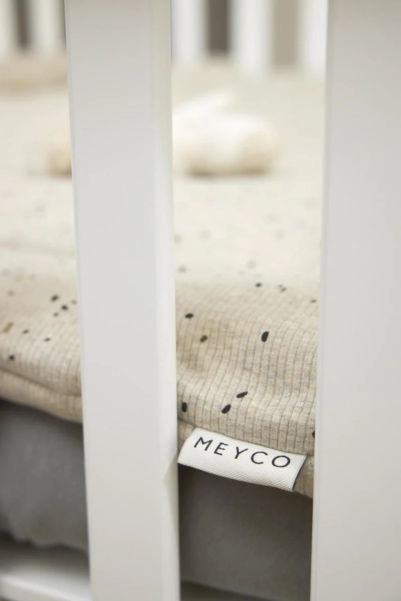 Meyco Boxkleed Rib Mini Spot Sand Melange 80X100cm - Image 8