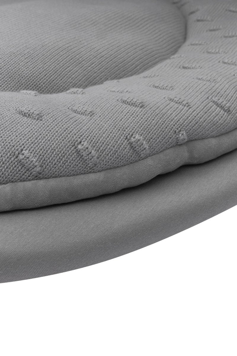 Meyco Hoeslaken Jersey Boxmatras Rond 90/95cm Grijs - Image 3