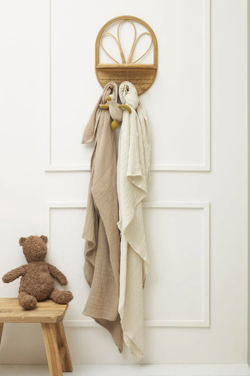 Meyco Hydrofiele Doek 2-Pack Soft Sand/Taupe 120X120cm - Image 2