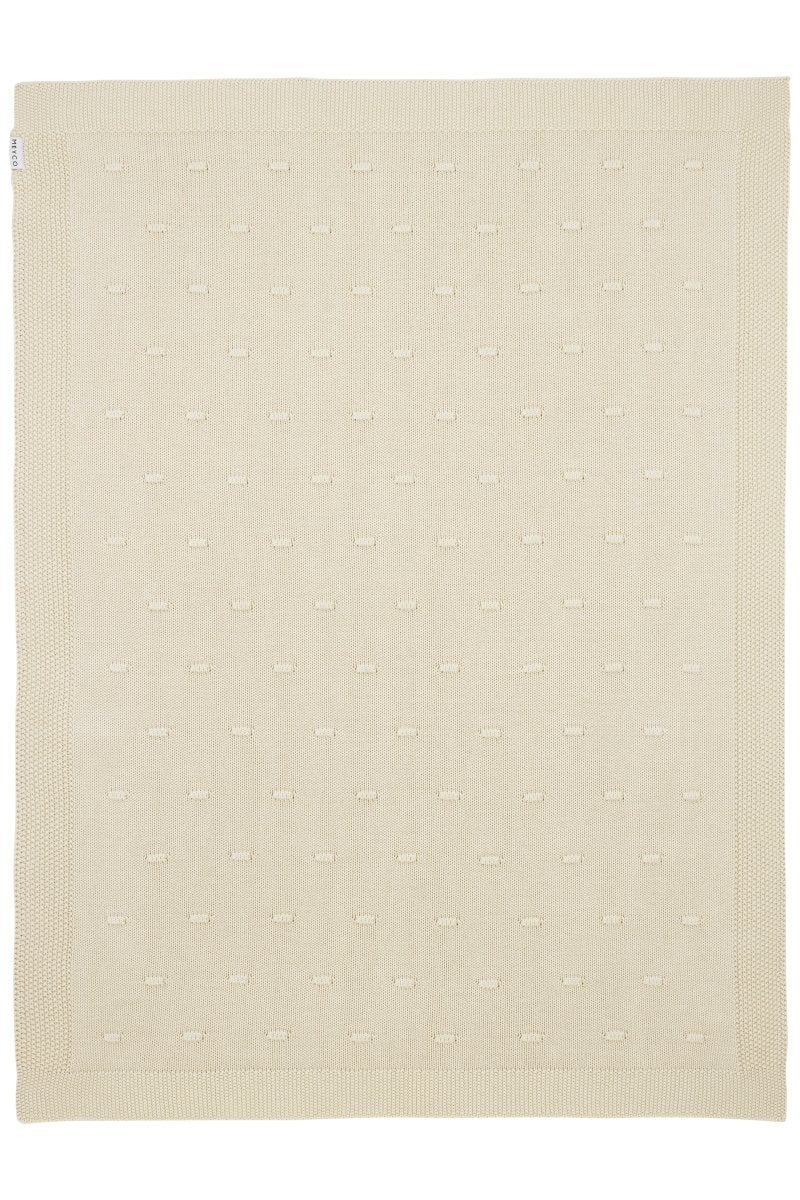 Meyco Ledikantdeken Knots Soft Sand 100X150cm - Image 2
