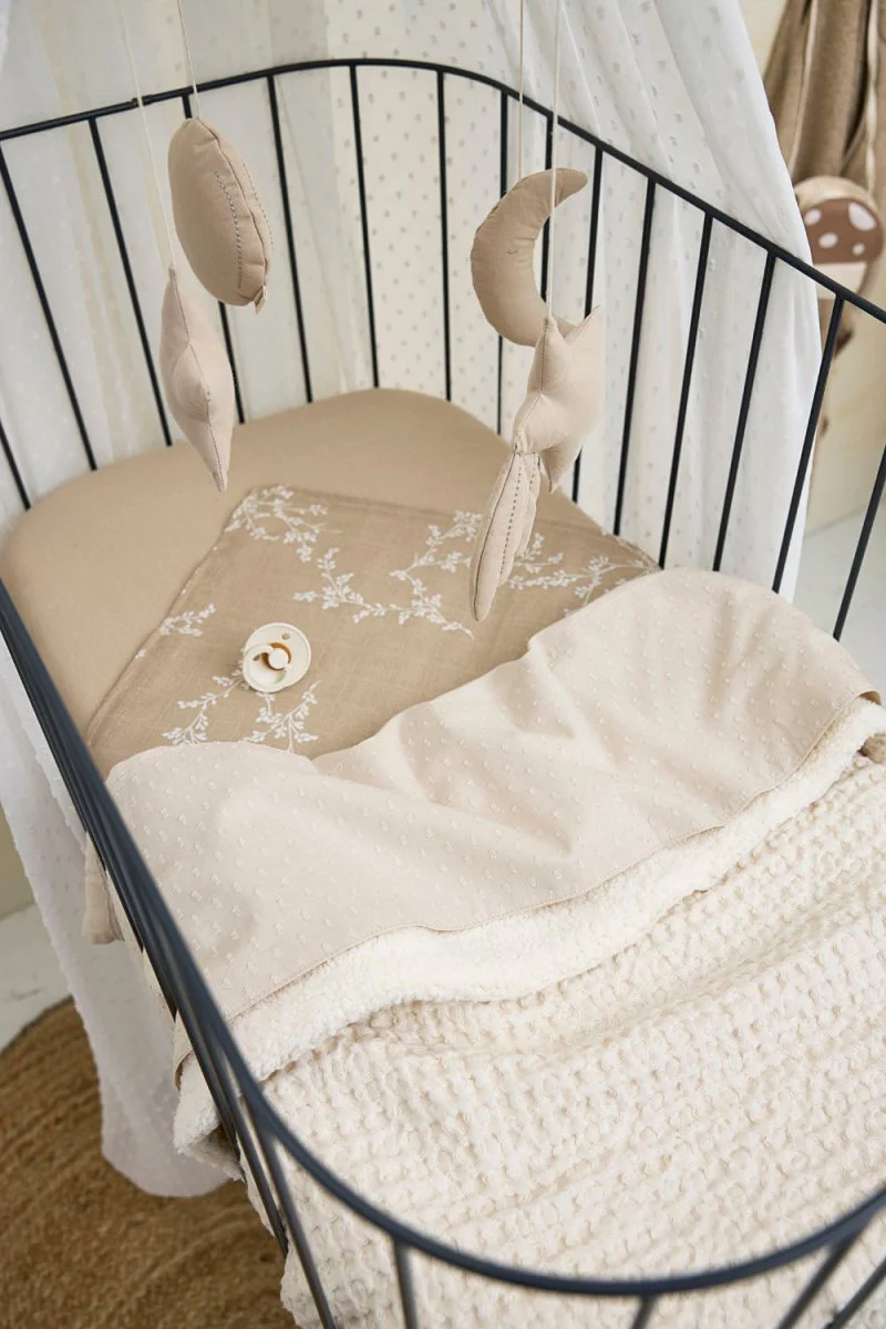 Meyco Ledikantdeken Wafel Teddy Nature 100X150cm - Image 7