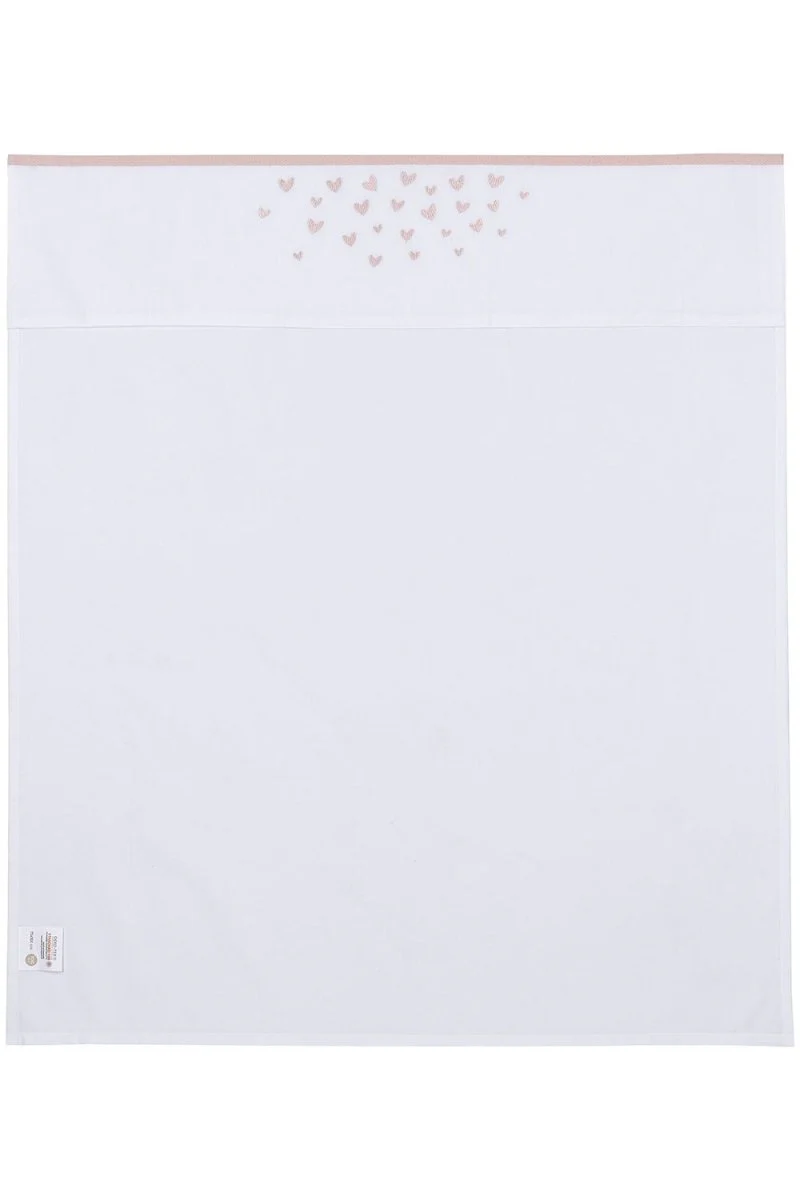 Meyco Ledikantlaken Hearts Soft Pink 100X150cm - Image 2