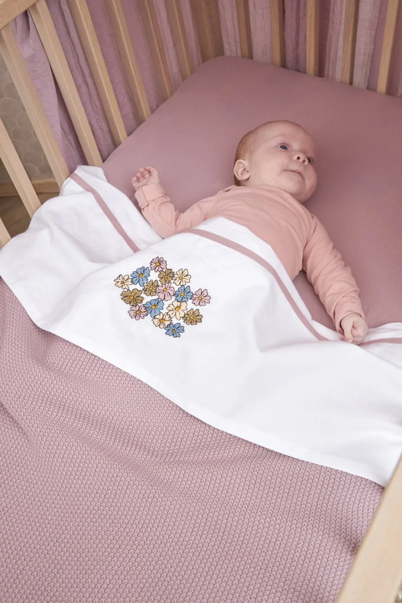 Meyco Ledikantlaken Vintage Flower Lilac - Image 3