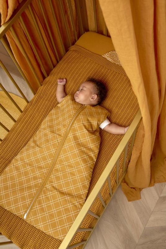 Meyco Slaapzak Baby Double Diamond Honey Gold - Image 4