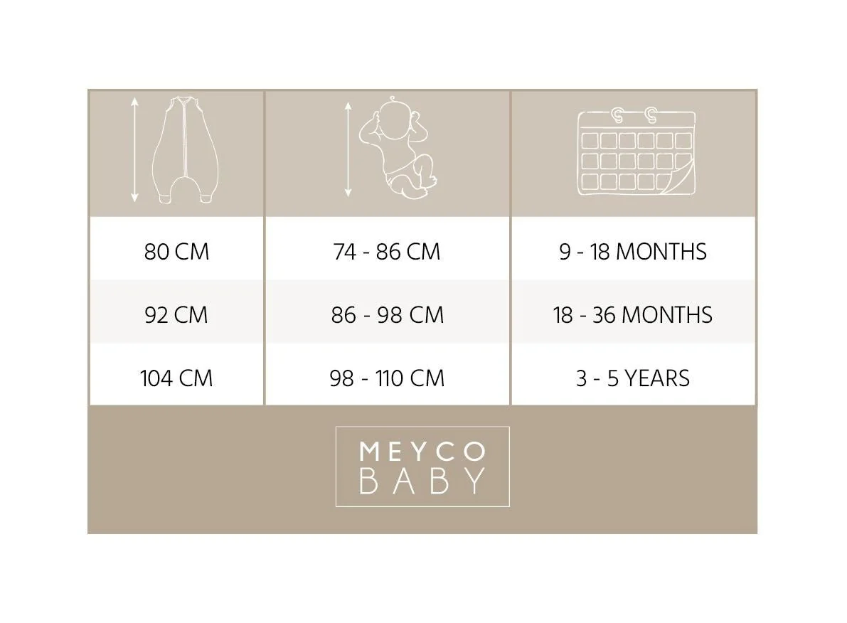 Meyco Slaapzak Baby Rib Mini Spot Winter Jumper Sand Melange - Image 3