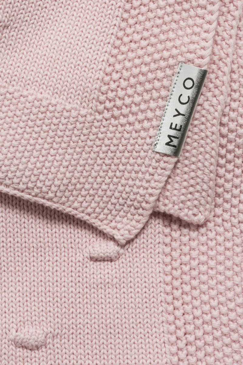 Meyco Wiegdeken Knots Roze - Image 2
