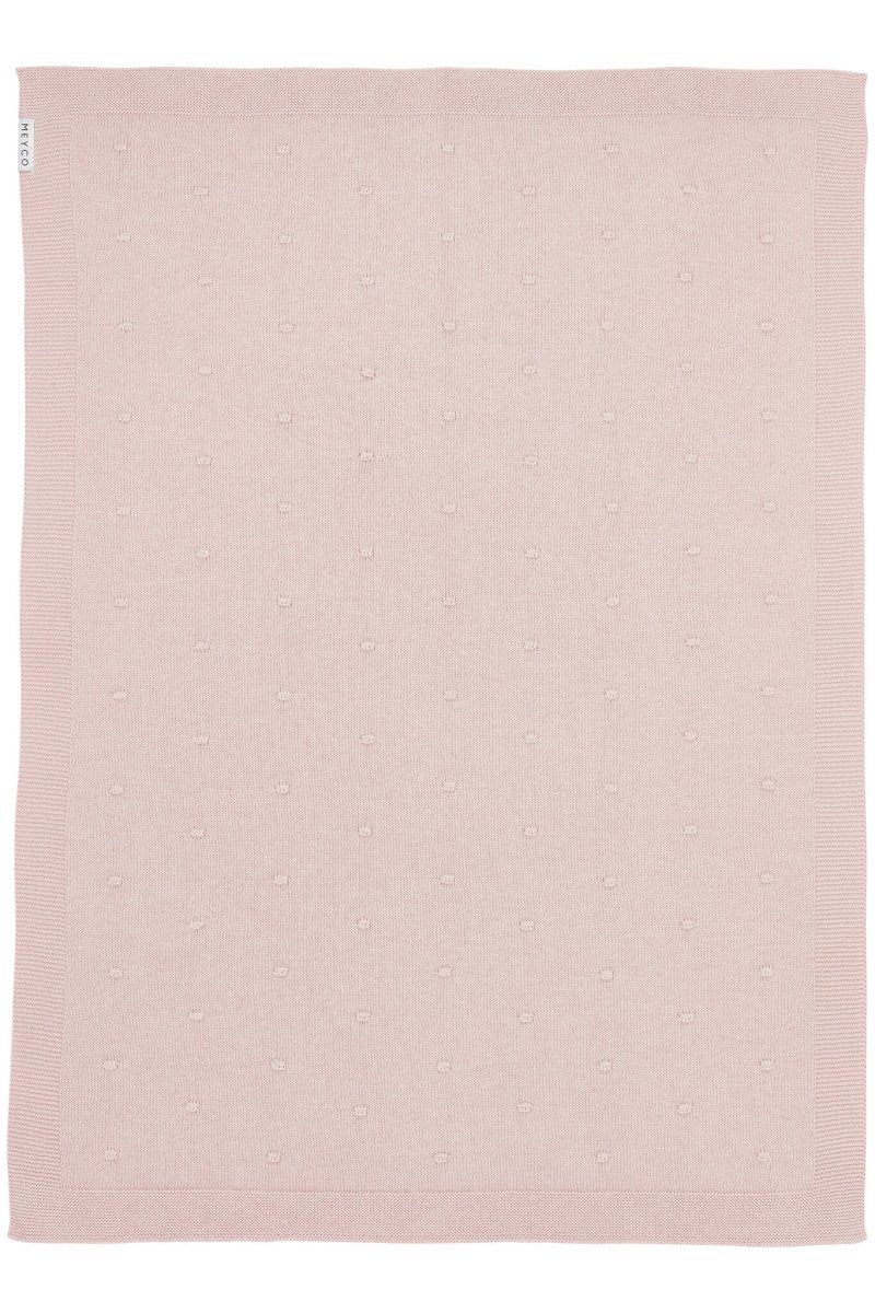 Meyco Wiegdeken Mini Knots Soft Pink - Image 2