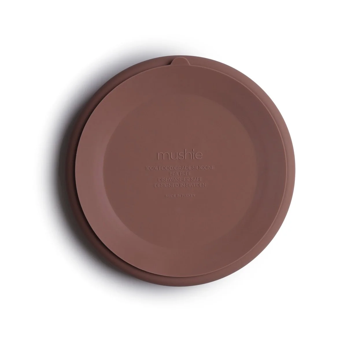 Mushie Baby Bordje Silicone Cloudy Mauve - Image 3