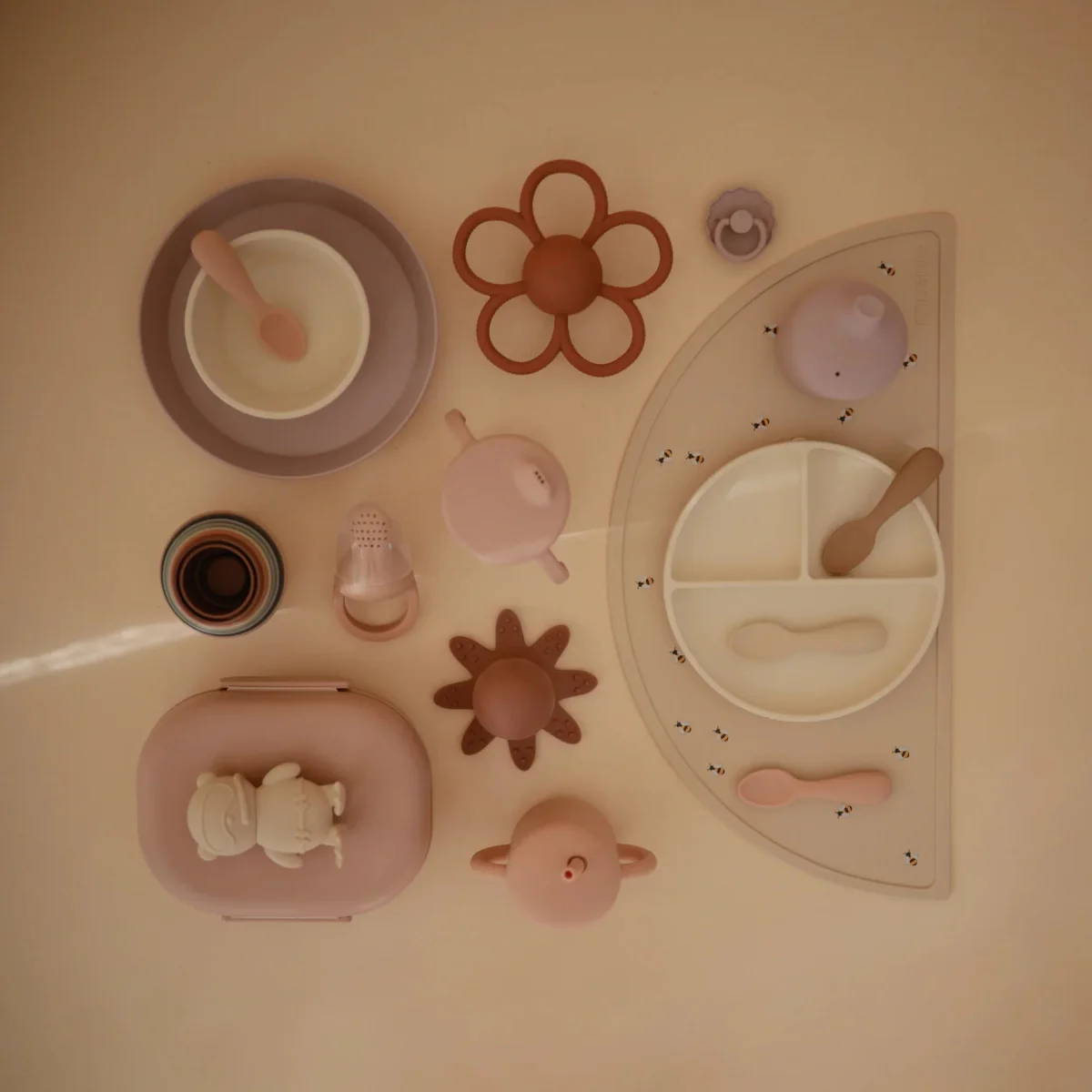 Mushie Babylepel Blush Shifting Sand - Image 6