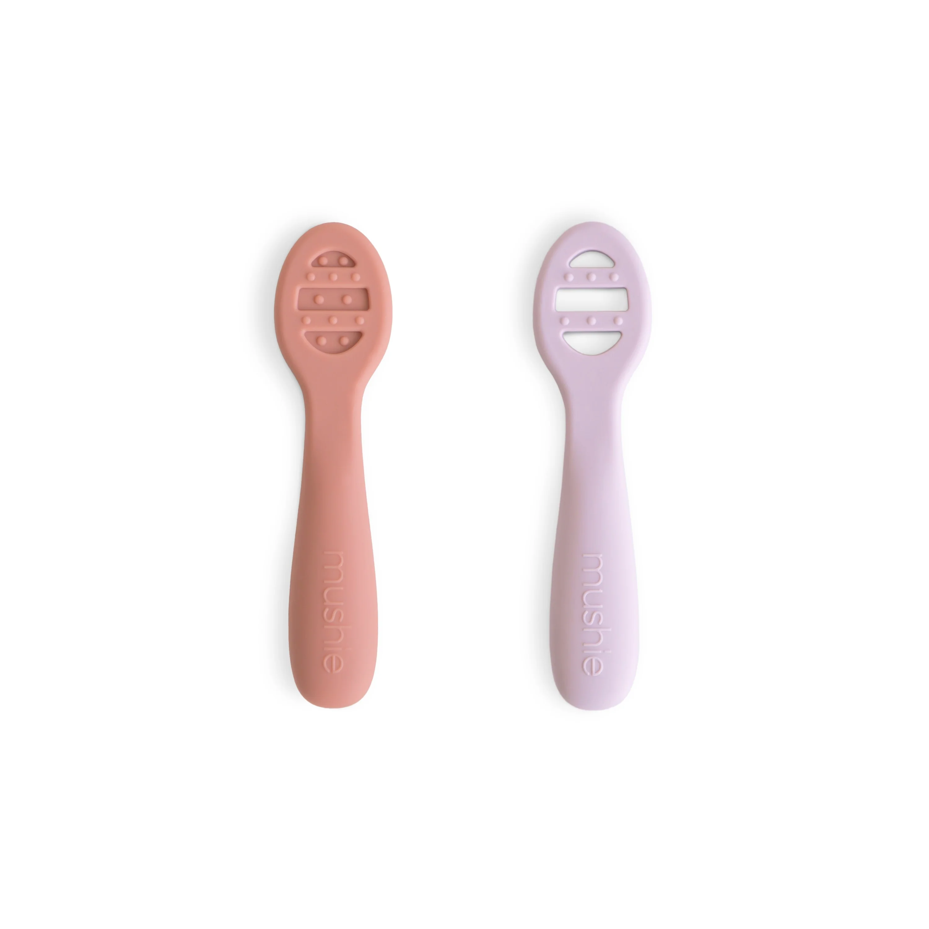 Mushie Babylepel Rose/ Soft Lilac 2St