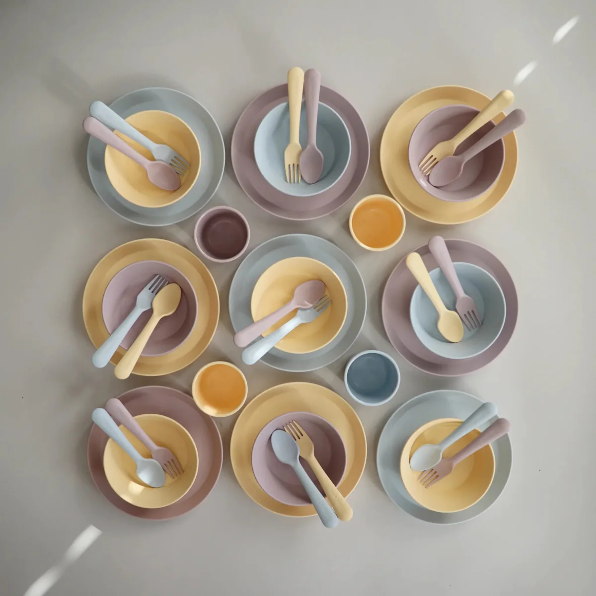 Mushie Bestekset Powder Blue 2-delig - Image 6