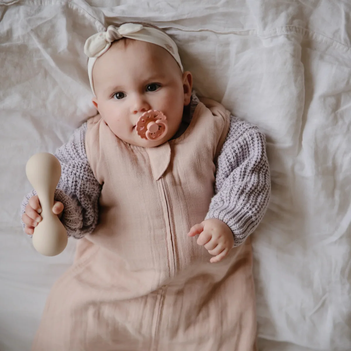 Mushie Slaapzak Baby Blush - Image 4