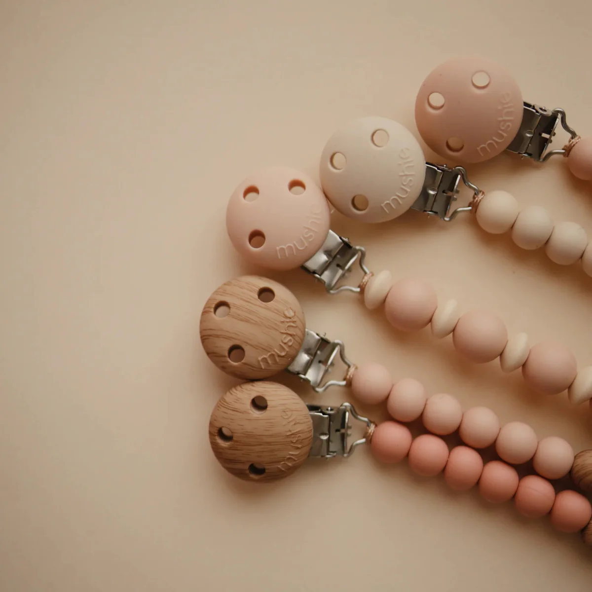Mushie Speenkoord Luna Blush - Image 3