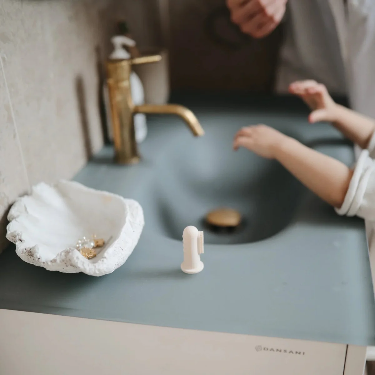 Mushie Tandenborstel Sand/Clay - Image 3