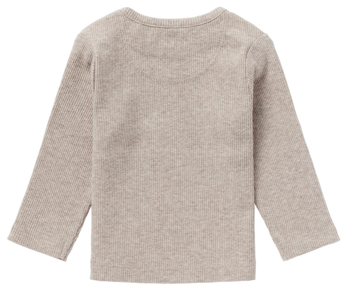Noppies Baby Shirt Natal Taupe Melange - Image 2