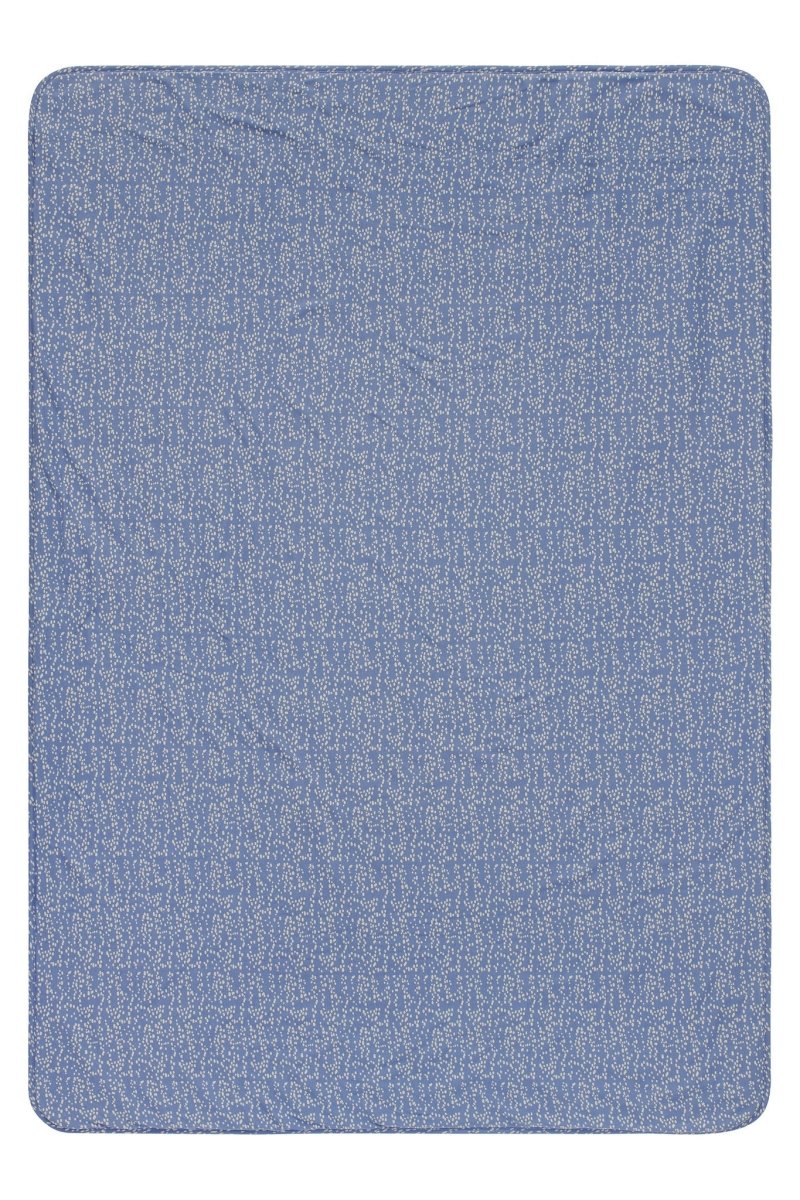 Noppies Boxkleed Stippen Dubbelzijdig Colony Blue 75X100cm - Image 3
