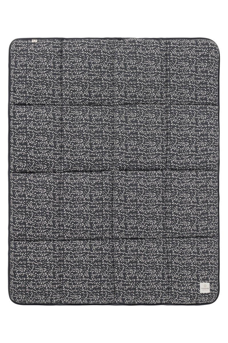 Noppies Fancy Dot jersey boxkleed omkeerbaar Forged Iron 75x95cm - Image 3