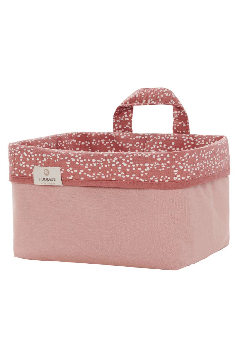 Noppies Mandje Fancy Dot Brick Dust M - Image 3