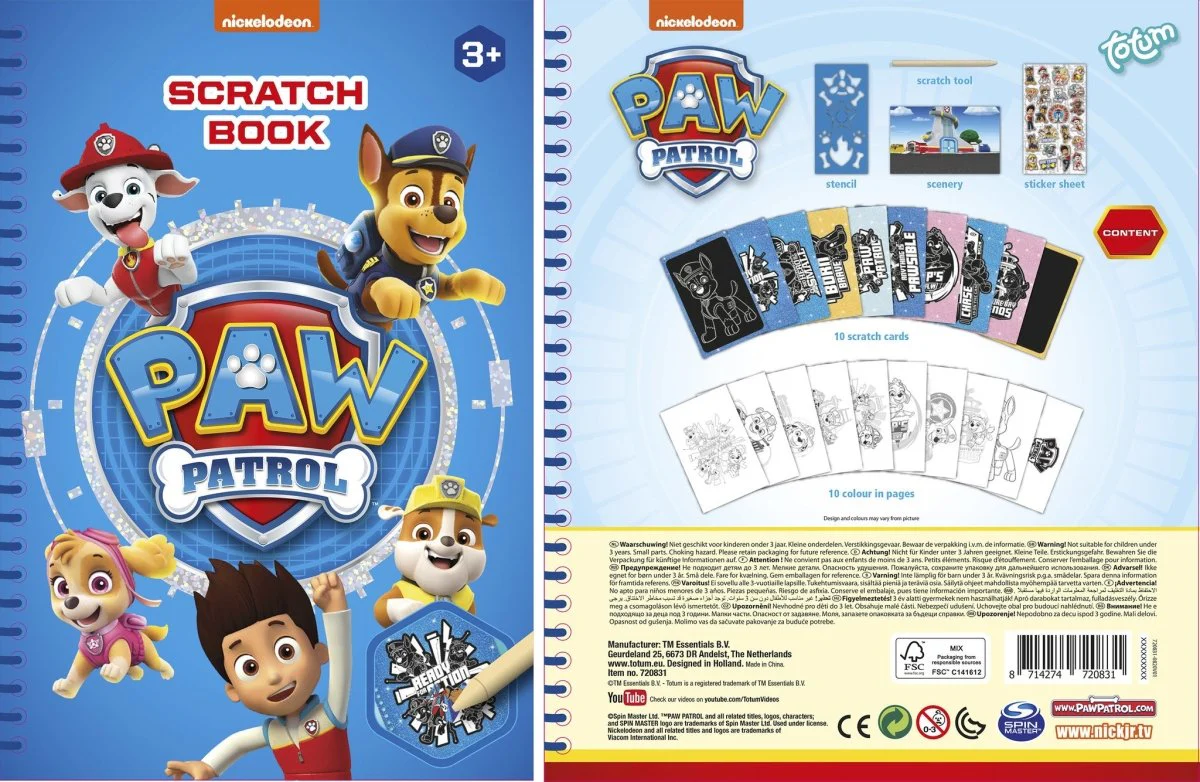 Paw Patrol Kras en Kleurboek in 1 - Image 8