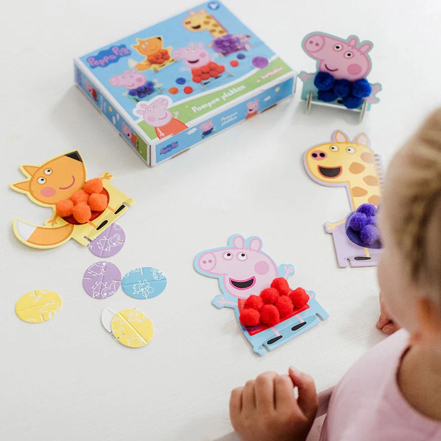 Peppa Pig Pompom Plakken - Image 6