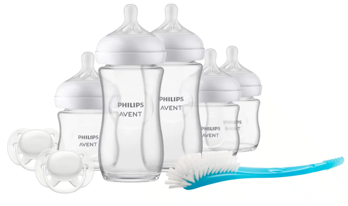 Philips Avent Babyfles Natural 3.0 Starterset 5X Fles Glas