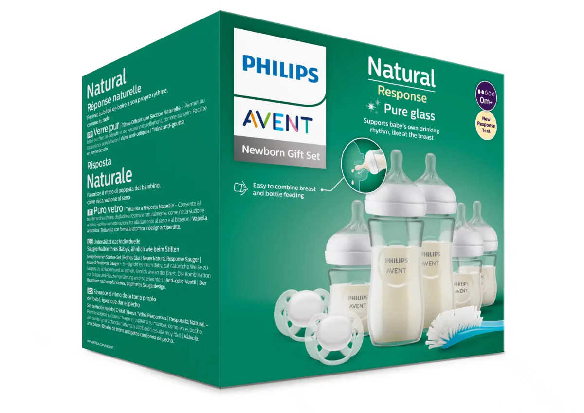 Philips Avent Babyfles Natural 3.0 Starterset 5X Fles Glas - Image 6