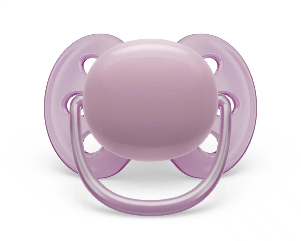 Philips Avent Fopspeen +6 Maanden Soft Grijs/Oranje - Image 2