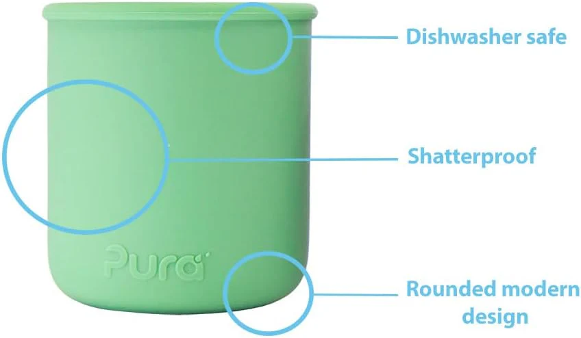 Pura Drinkbeker My-My™Siliconen Mint, Grijs En Moss 3St - Image 2