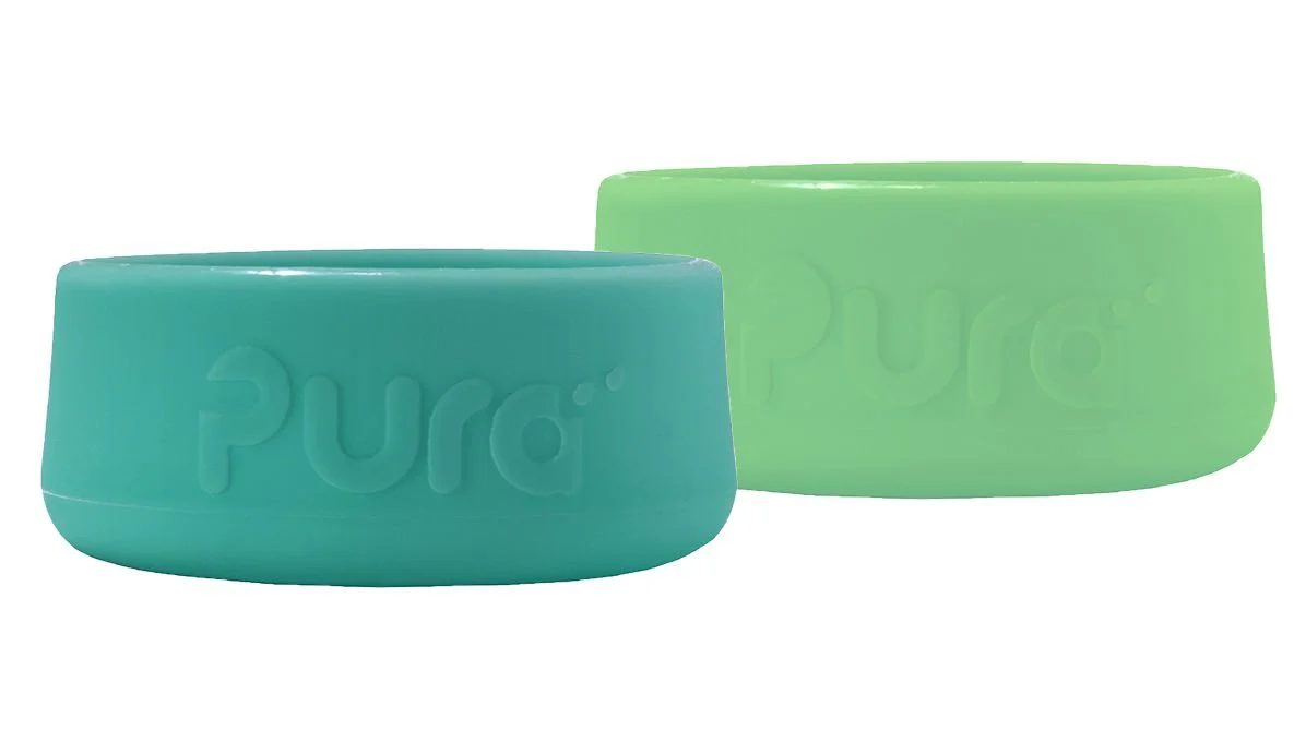 Pura Flesbeschermer Silicone Moss+Mint 2St