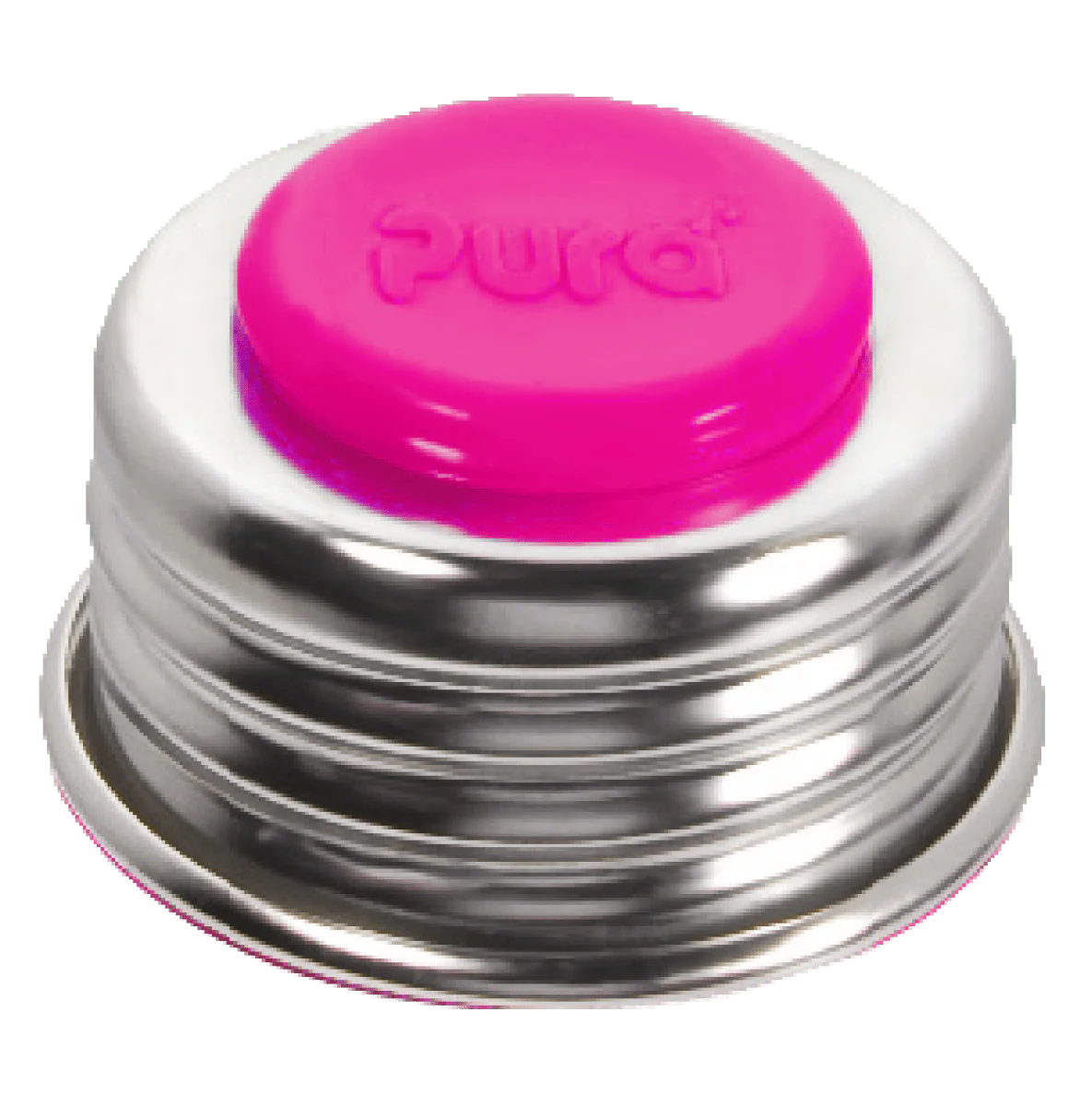 Pura Flessendop Universal Lid Schroefdop+Afsluitdisk Pink