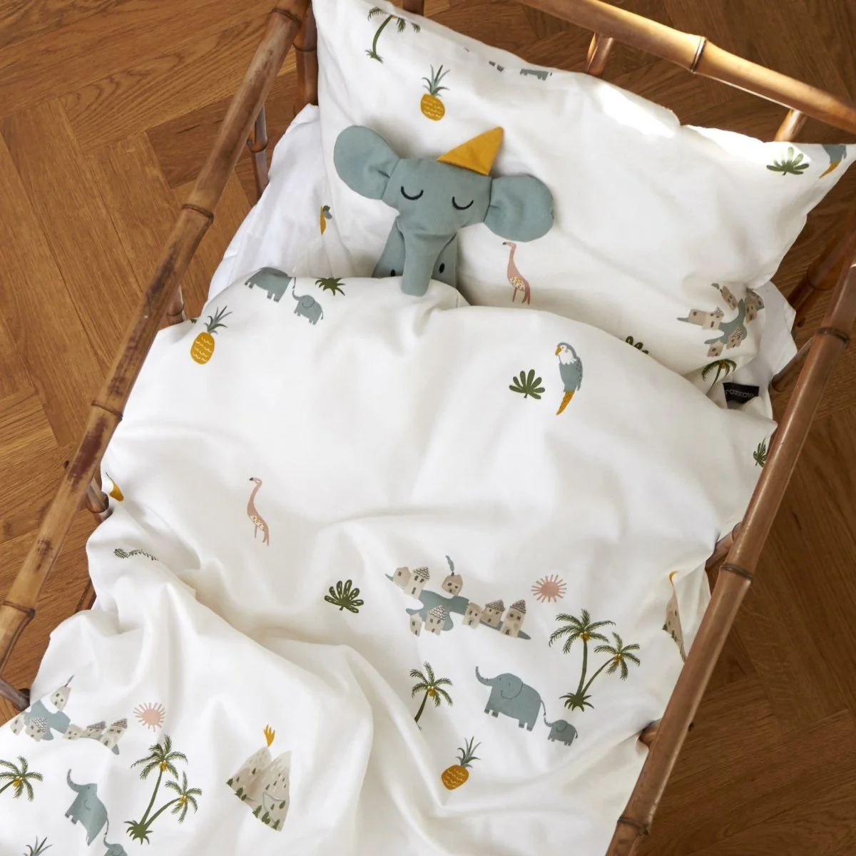 Roommate Poppenbedje Beddengoed Tropical Doll - Image 2