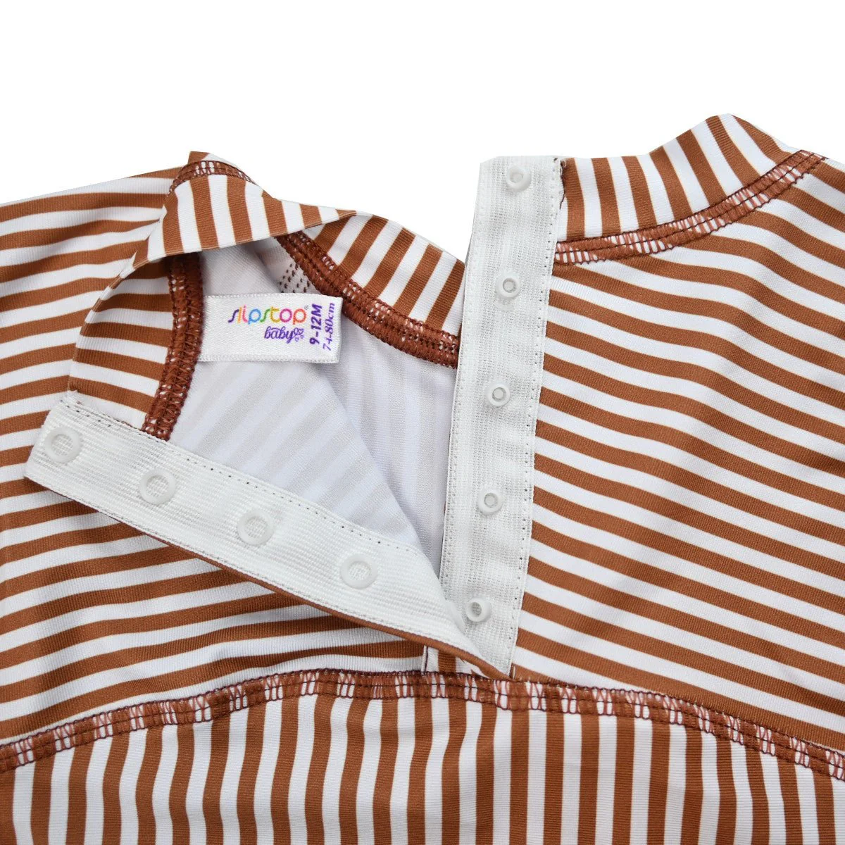 Slipstop UV Shirt Cognac Stripe - Image 3
