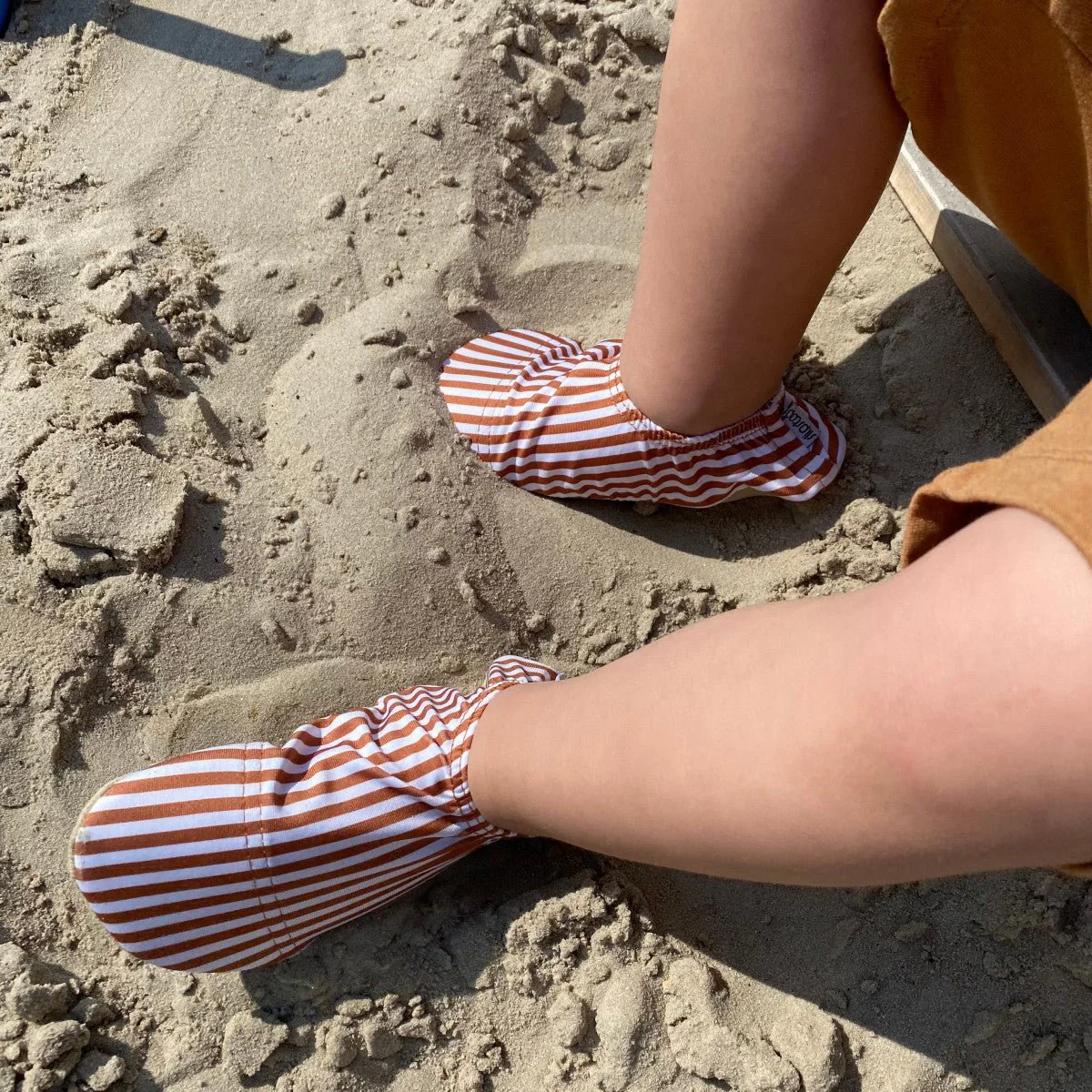 Slipstop Waterschoentjes Cognac Stripe - Image 6