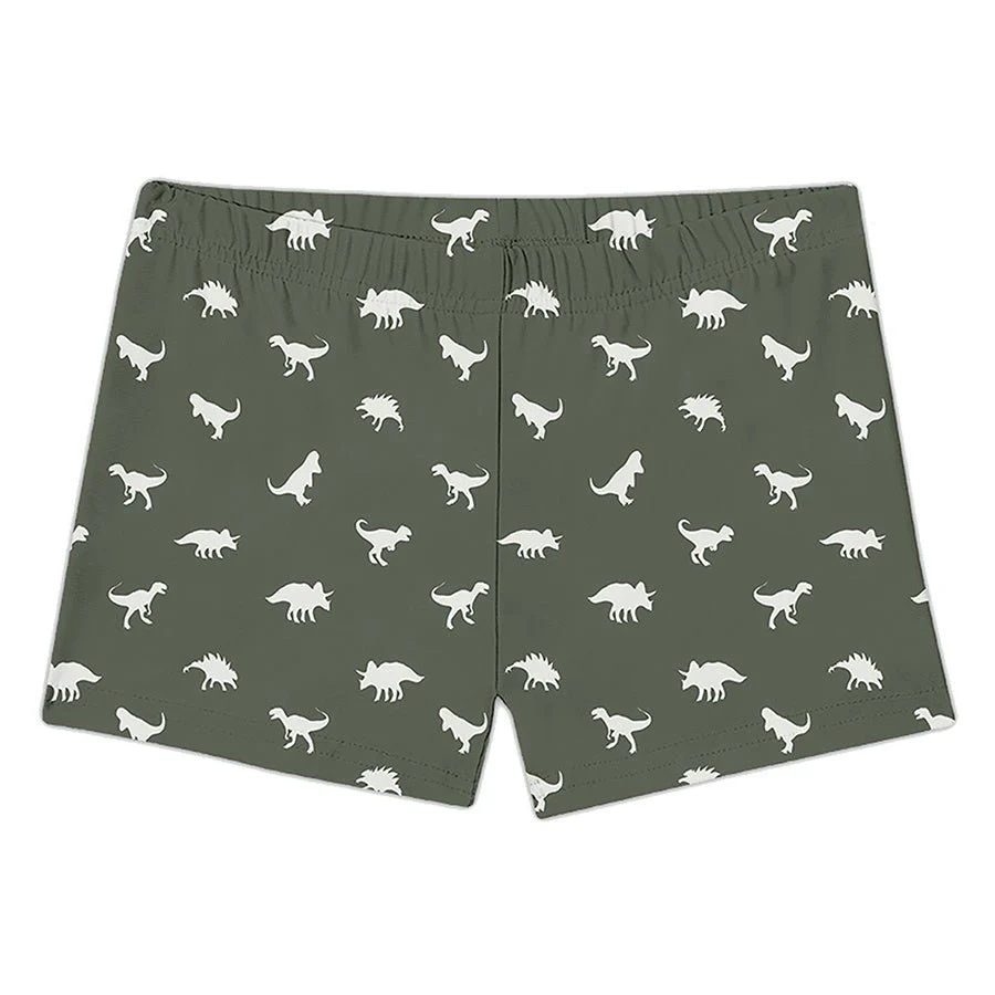 Slipstop Zwembroekje Dino Green Kort