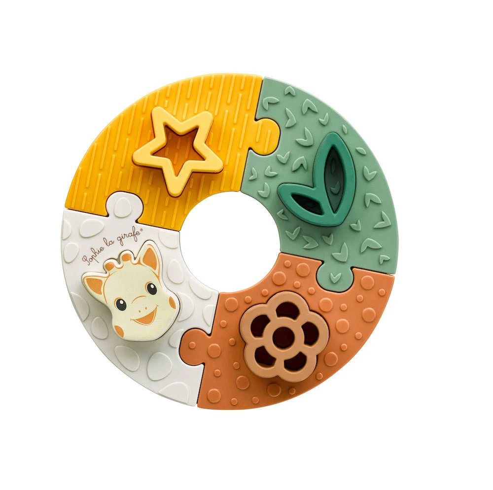 Sophie de Giraf Puzzel In Beige Geschenkdoos